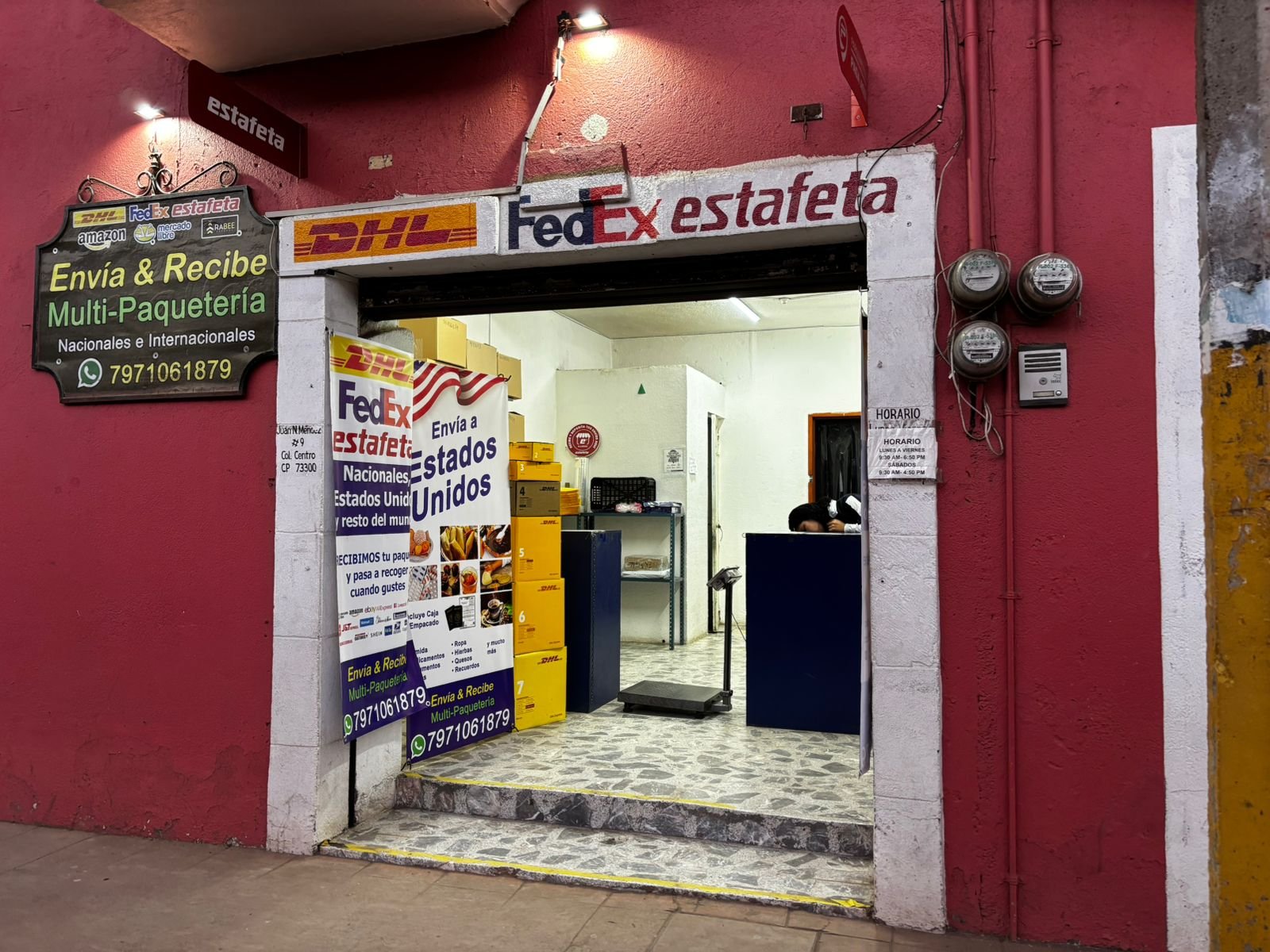 Fachada Envía y Recibe Chignahuapan